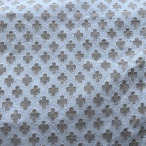 West Elm Cotton Duvet Cover Full/Queen Button Closure Reversible White/Pattern